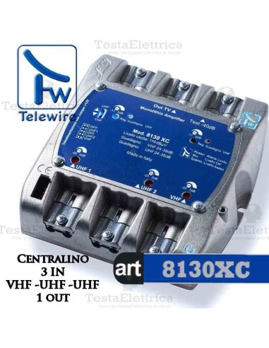 Centralino TV  3I / 1U 8130XC Telewire 