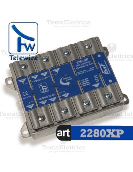 Multiswitch SAT SCR a matrice 4 x 4 x 1 attivo