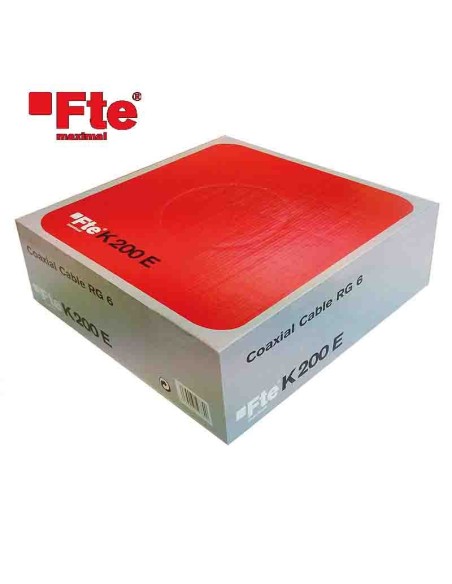 Cavo tv DTT/SAT 6.8mm 100 Mt FTE