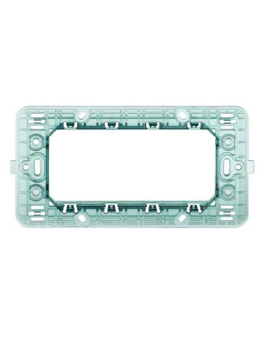 Placca in PVC Silver compatibile con serie Bticino Matix 