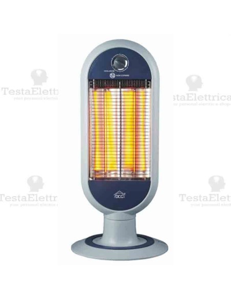 Stufa al carbonio 2 elementi 1200w dcg