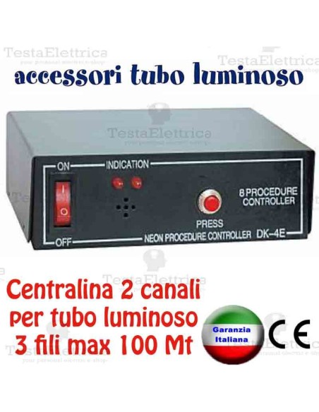 Centralina giochi luce per  Tubo Luminoso 100 Mt RosaChristmas