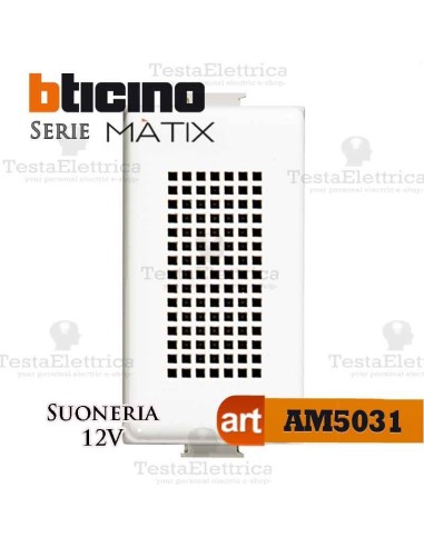 Suoneria in bronzo 12V ac Bticino Matix