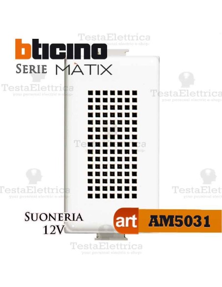 Suoneria in bronzo 12V ac Bticino Matix
