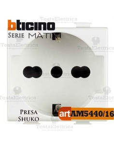 Presa Shuko 2P+T 10/16A Bticino Matix