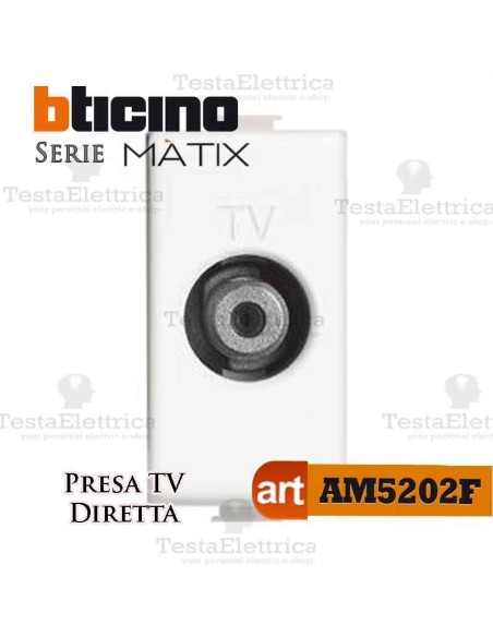 Presa TV-SAT diretta innesto F Bticino Matix