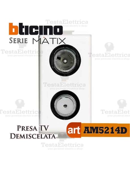 Presa TV-SAT demiscelata diretta Bticino Matix