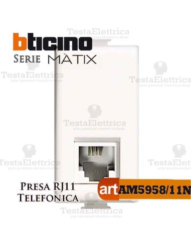 Presa Telefonica RJ11 Bticino Matix