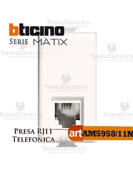 Presa Telefonica RJ11 Bticino Matix