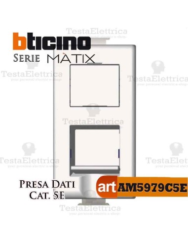 Presa Dati RJ45 Cat. 5E Bticino Matix