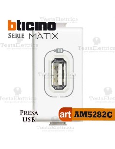 Presa USB 5V dc per dispostivi Mobili Bticino Matix 