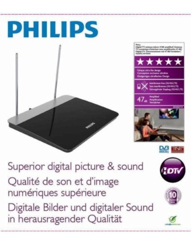 Antenna DTT amplificata LTE da interno Philips