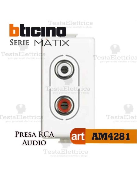 Presa RCA Bticino Matix 