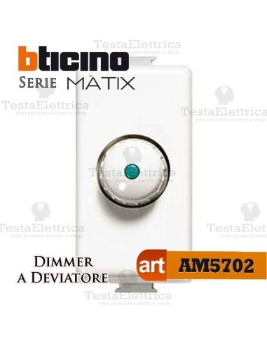 Dimmer deviatore a manopola Bticino Matix 