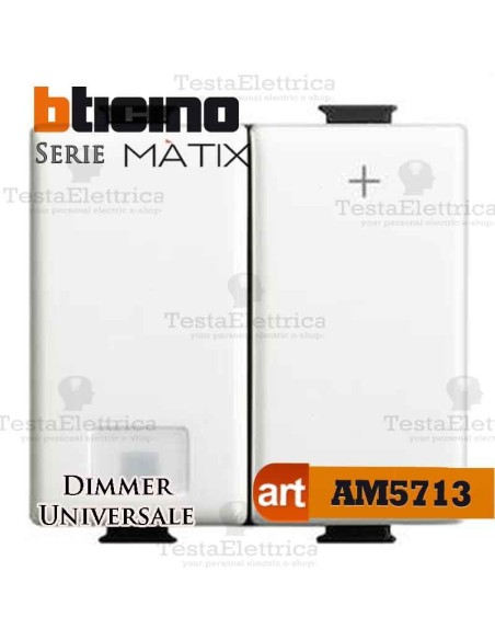 Dimmer a pulsante universale Bticino Matix 
