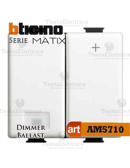Dimmer a pulsante per ballast Bticino Matix 