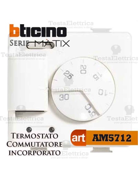 Termostato Riscaldamento/condizionamento Bticino Matix 