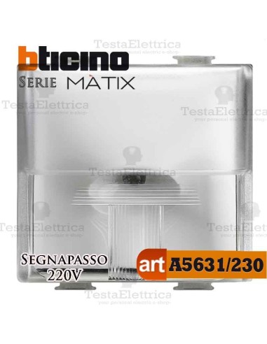 Lampada segnapasso a Led Bticino Matix