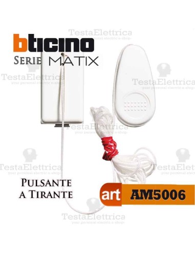 Pulsante a tirante Bticino Matix