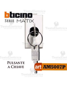 Pulsante 1P a chiave Bticino Matix
