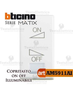  Copritasto ON OFF di regolazione Bticino Matix