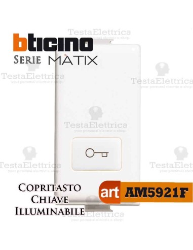  Copritasto Chiave illuminabile Bticino Matix