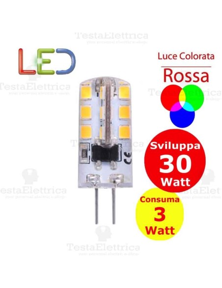 Lampada led Colorata G4 12V 3W Dgk