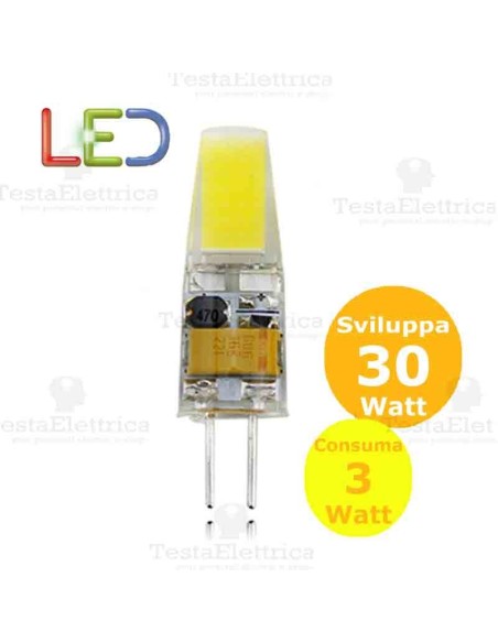 Lampada led G4 3W 12V  