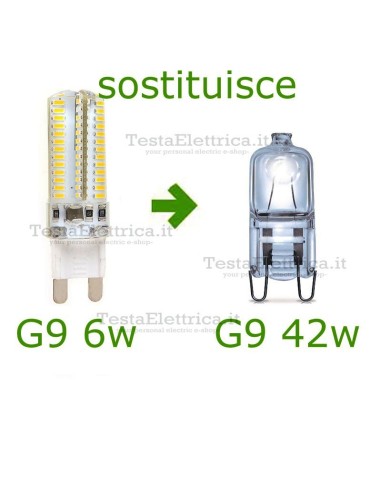 Lampada led G9 6W 220V  