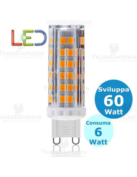 Lampada led G9 6W 220V  