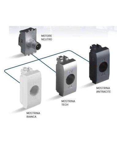 Presa TV-SAT diretta a F Bticino Axolute