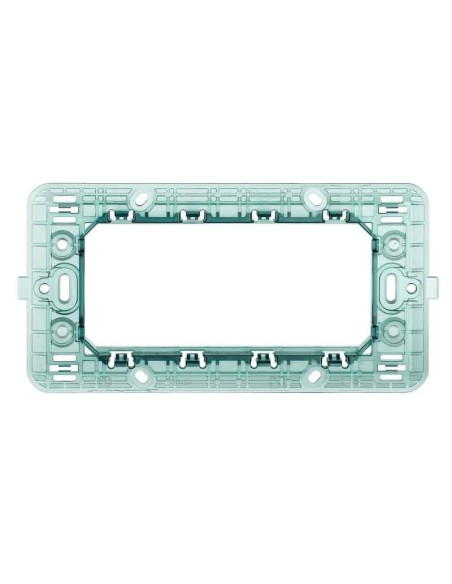 Placca 4 moduli Bianca Bticino Màtix