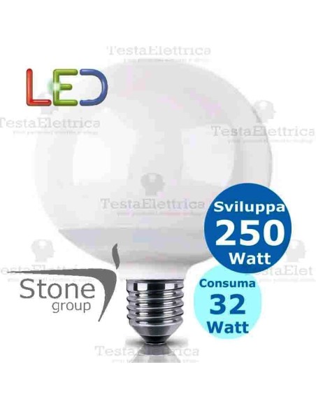 Lampadina a led Globo E27 32 Watt Wiva