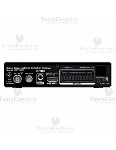 Decoder Digitale Terrestre DVB-T2 HD Strong