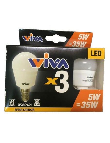 Promo 3 Pz. e14 5 watt + 1 Pz. e14 12w OMAGGIO