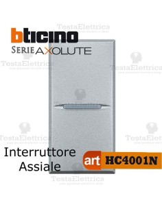 Interruttore 1P 10 AX  250 Va.c. Bticino Axolute
