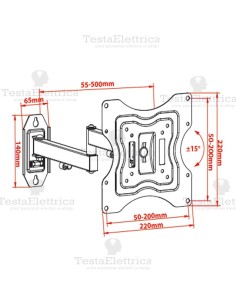 StaffaTV  23 - 37 Pollici 2 Braccia Gbs 2