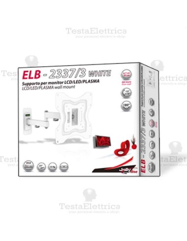 Staffa TV  23 - 37 Pollici ELB-2337/3 WHITE Gbs