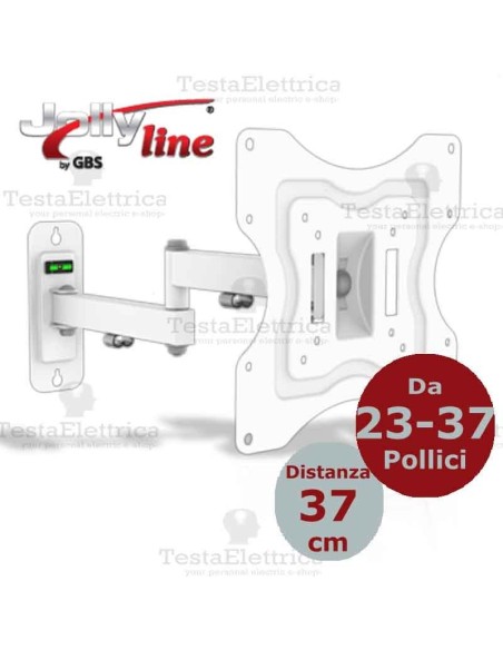 Staffa TV  23 - 37 Pollici ELB-2337/3 WHITE Gbs