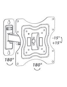 Staffa TV  23 - 37 Pollici ELB-2337/2 White Gbs 2