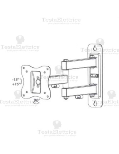 Staffa TV  10 - 23 Pollici ELB-1023/3 Gbs