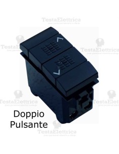 Pulsante Doppio compatibile con serie Bticino LivingLight