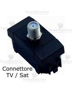 Presa TV Satellitare compatibile con serie Bticino LivingLight e living international	