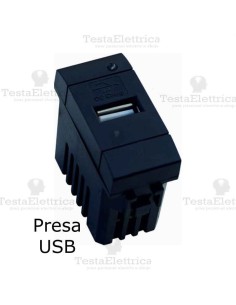 Presa USB compatibile con serie Bticino LivingLight
