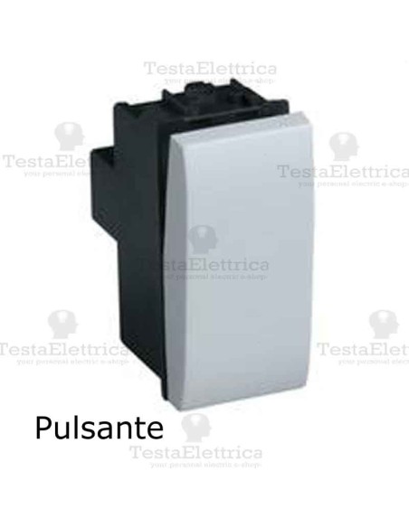 Pulsante bianco compatibile con serie Bticino LivingLight