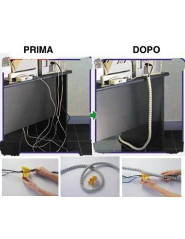 Raccogli-cavi a spirale Gbs