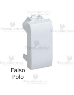 Falso polo bianco compatibile con serie Bticino LivingLight