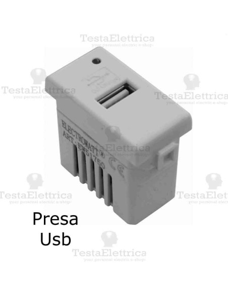 Presa USB  compatibile con serie Bticino Matix 