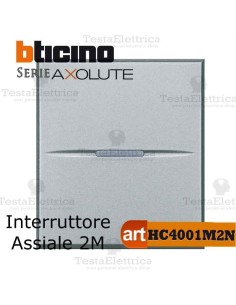 Interruttore 1P 2 moduli  Bticino Axolute Tech