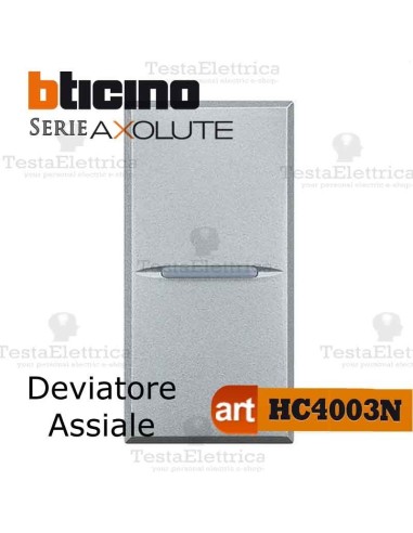 Deviatore 1P 10 AX  250 Va.c. Bticino Axolute